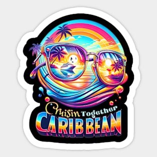 Cruise Caribbean Together Family Making Memories At Sea Sticker